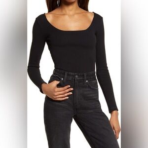 ALLSAINTS Jamie Long sleeve bodysuit size us 4